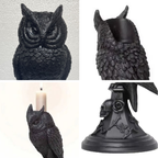 Kerzenhalter Gotik-Stil aus Kunstharz mit Tiermotiv