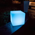 LED cube light for garden and terrace with remote control