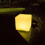LED cube light for garden and terrace with remote control