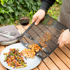 Non-stick grill bags 2-piece set – Grill vegetables and seafood easily