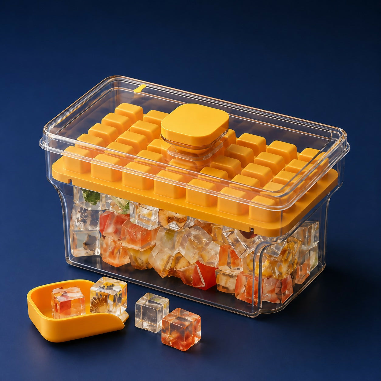 Eiswürfelform mit Aufbewahrungsbox und Schaufel