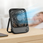 Ventilator Tragbar mit Akku – 4 Geschwindigkeitsstufen
