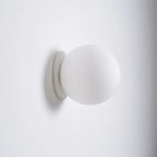 Glass wall lamp round with G9 socket – Modern spherical shape