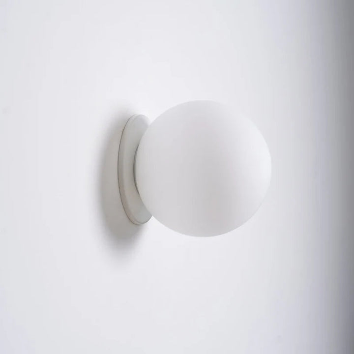 Glass wall lamp round with G9 socket – Modern spherical shape