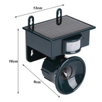 Solar Bird Repellent with PIR Sensor – Bird of Prey Calls Against Pigeons