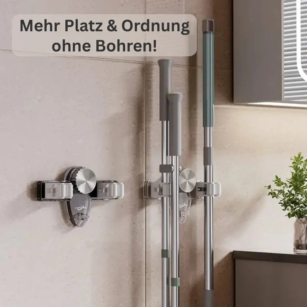 Wandhalter für Besen & Wischer – Endlich Ordnung im Putzschrank Mivoza Deutschland