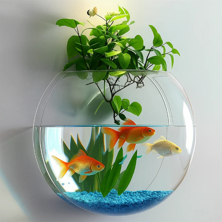 Wandpflanzenhalter ohne Bohren – Vertikaler Garten & Dekorative Fischschale -   Mivoza Deutschland