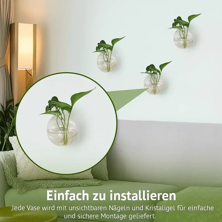 Wandpflanzenhalter ohne Bohren – Vertikaler Garten & Dekorative Fischschale -   Mivoza Deutschland