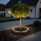 Modular LED tree ring segment – ground spotlight for trees and poles, IP65