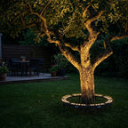 Modular LED tree ring segment – ground spotlight for trees and poles, IP65