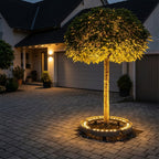 Modular LED tree ring segment – ground spotlight for trees and poles, IP65