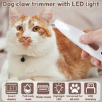 Tierhaarschneider mit LED-Licht – wasserdicht und leise