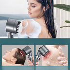 Handbrause mit Hochdruckfunktion und Massagestrahl