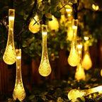 Solar-Lichterkette Tautropfen mit LED-Beleuchtung