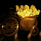 Solar-Lichterkette Tautropfen mit LED-Beleuchtung