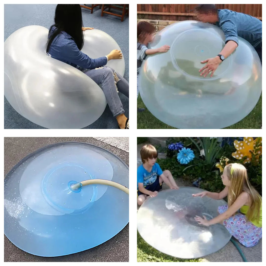 Bubble ball for indoor & outdoor use – fillable with water, supports up to 122 kg