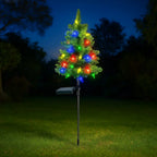 Wetterfester Solar-Weihnachtsbaum — Strahlend schön für verschneite Wintertage Mivoza Deutschland