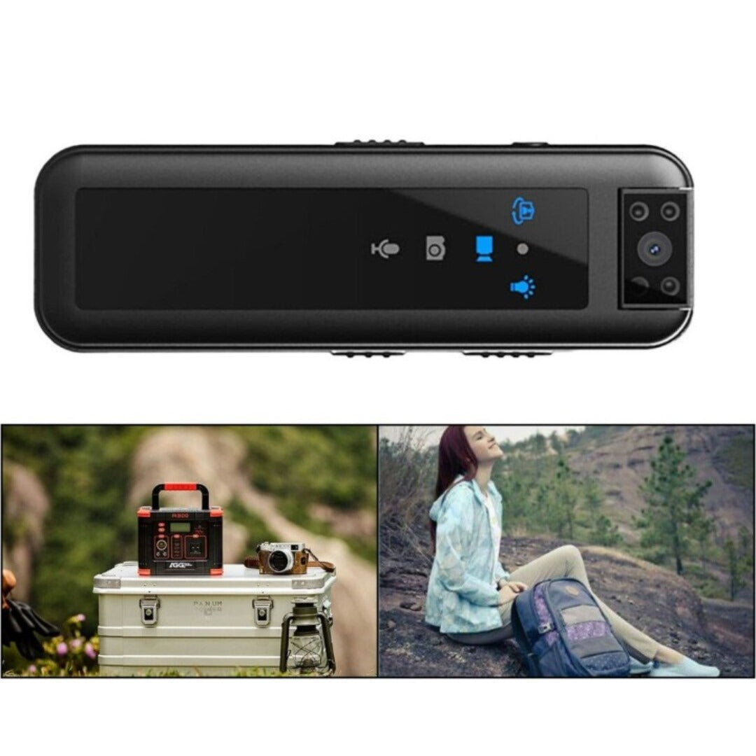 Mini camera with clip – Compact HD recording for on the go