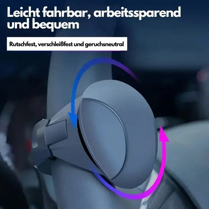 Steering wheel assist for easier turning and better control