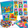 Pompon-Bastelset mit Tierkarten – Kreatives Spiel ohne Bildschirm