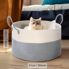 Woven Storage Basket XL – Laundry and Toy Organizer