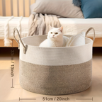 Woven Storage Basket XL – Laundry and Toy Organizer