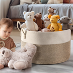 Woven Storage Basket XL – Laundry and Toy Organizer