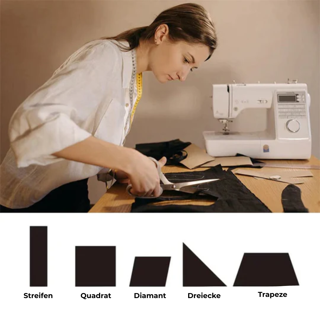 Quilt Cutting Ruler with Non-Slip Handle cm