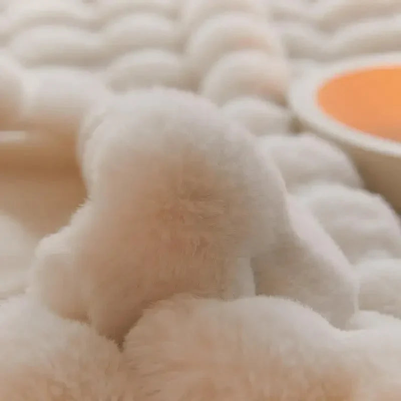 Plüsch-Wolldecke Flauschig – Weich und Warm