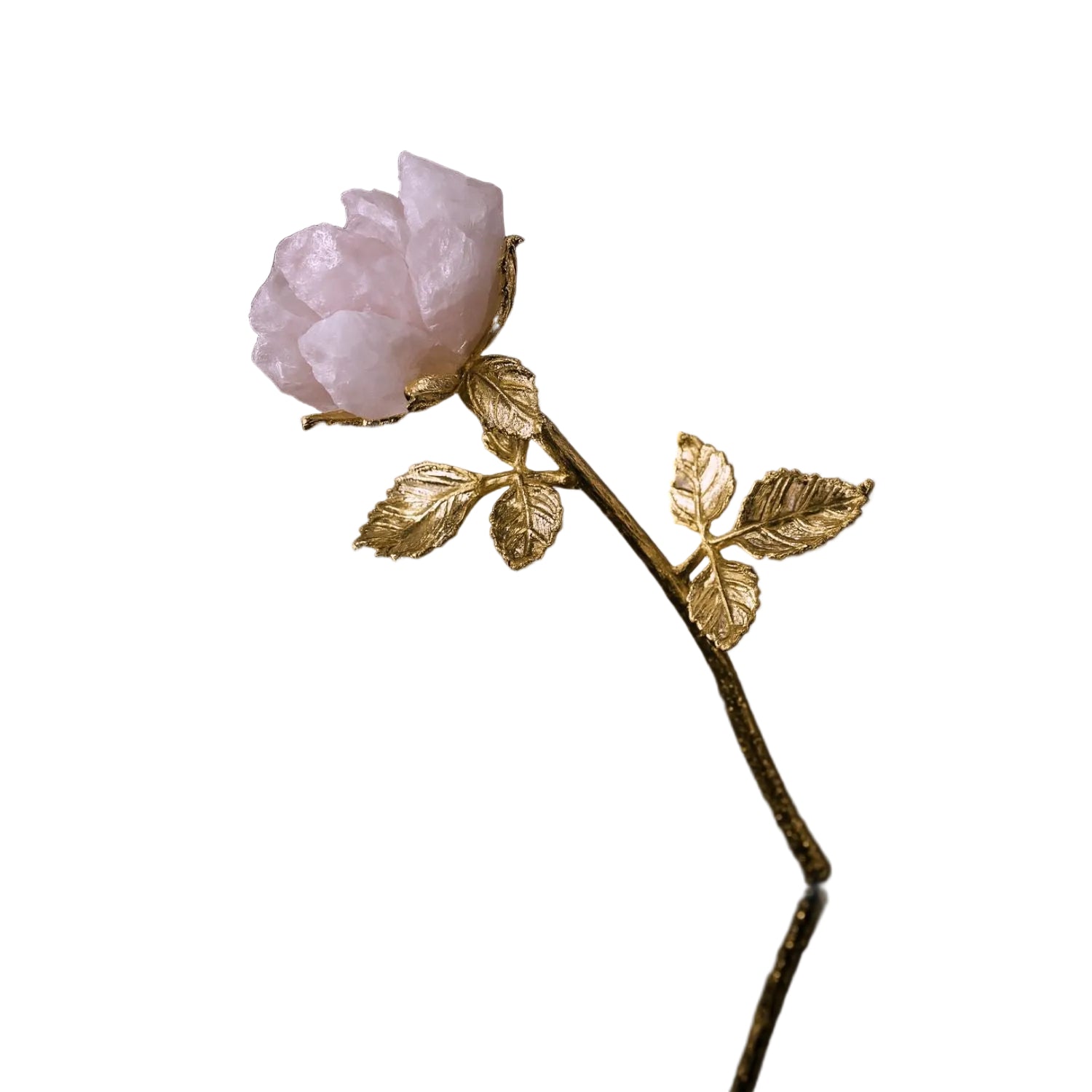 Crystal rose with gemstone – Handmade decoration