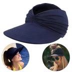 Foldable sun hat with UV protection and wide brim