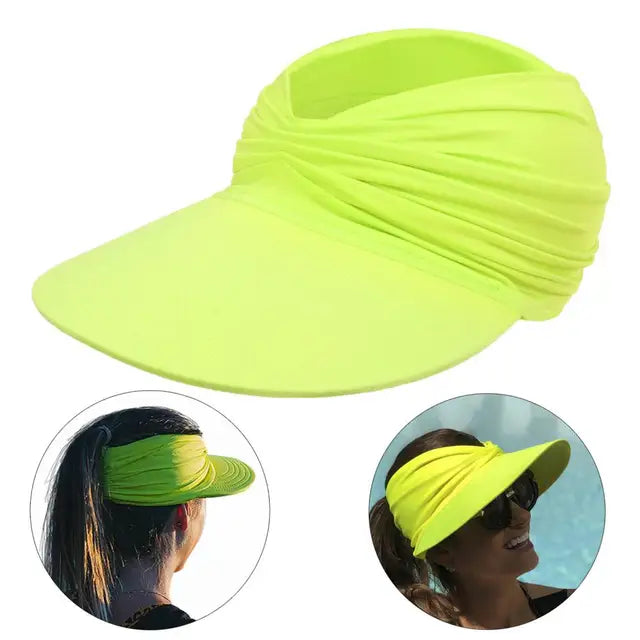 Foldable sun hat with UV protection and wide brim