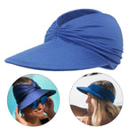 Foldable sun hat with UV protection and wide brim