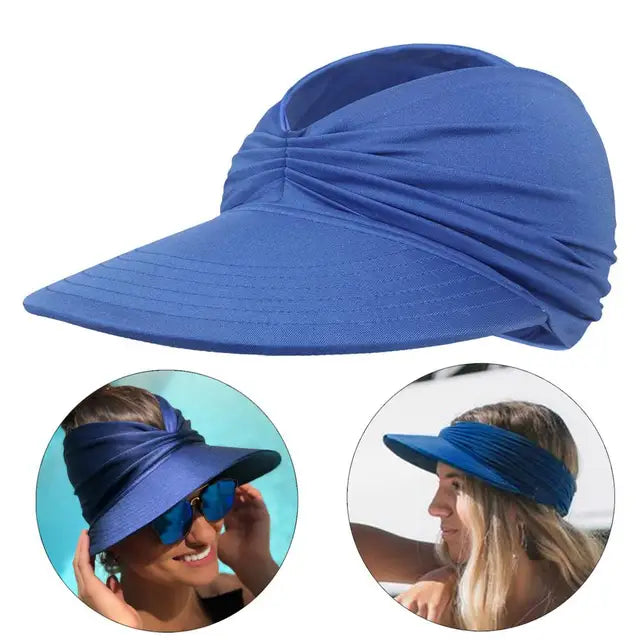 Foldable sun hat with UV protection and wide brim