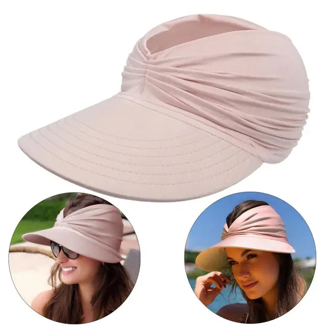 Foldable sun hat with UV protection and wide brim