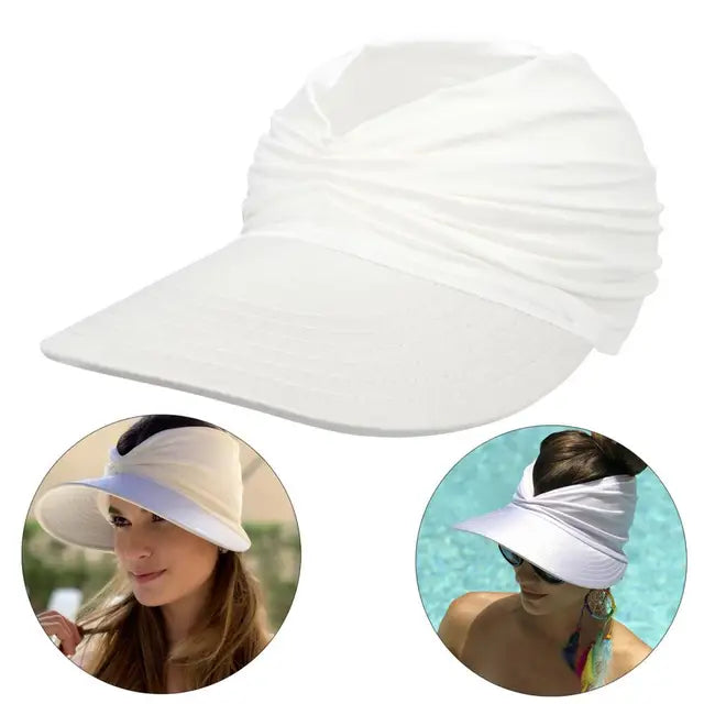 Foldable sun hat with UV protection and wide brim