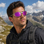 Sportsonnenbrille Herren polarisiert mit UV-Schutz