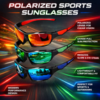 Sportsonnenbrille Polarisiert UV400 Schutz