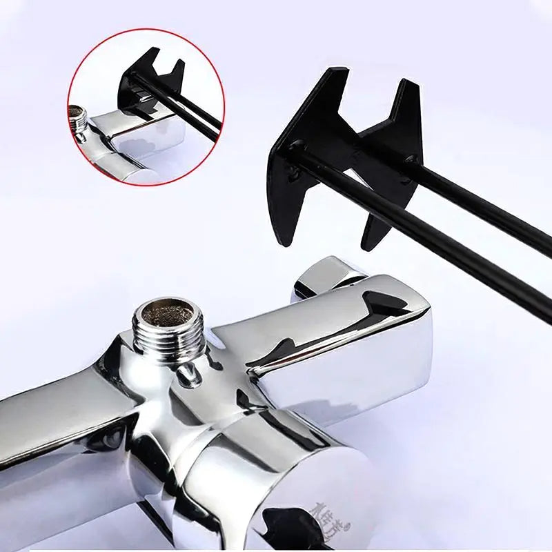 Pipe end wrench 360° with swivel function