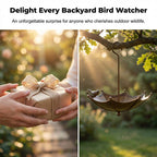 Metal Bird Bath Umbrella Design – Hanging for Garden