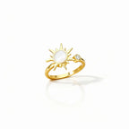 Adjustable Fidget Ring – Rotating Band, Polished Stainless Steel