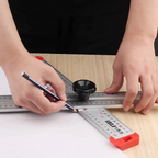 Square ruler with caliper – Precise angle measurement