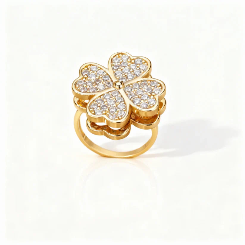 Adjustable Fidget Ring – Rotating Band, Polished Stainless Steel