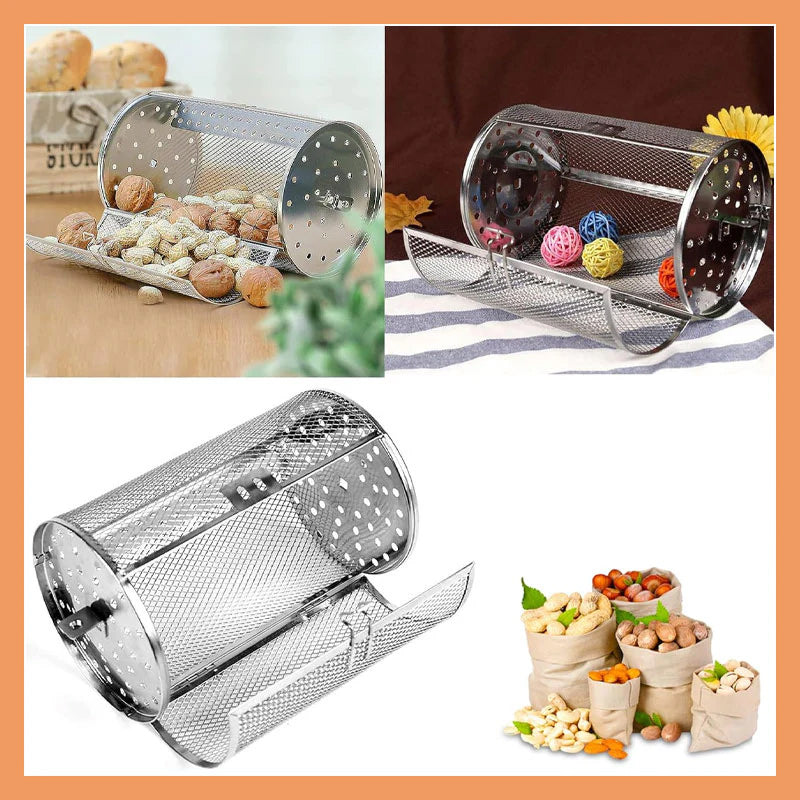 Rotisserie basket for air fryers – Evenly cooked every time