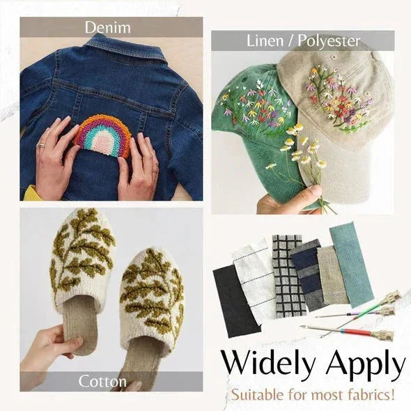 Punch Needle Embroidery Set – Fully Equipped for Immediate Start