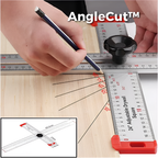 Square ruler with caliper – Precise angle measurement