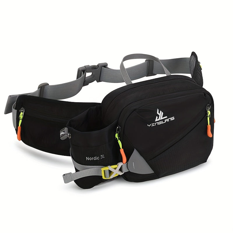Hüfttasche Sport mit Flaschenhalter – 3L Laufgürtel Nylon