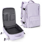 Travel backpack 35 L with USB port and shoe compartment
