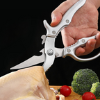 Multifunctional stainless steel kitchen scissors
