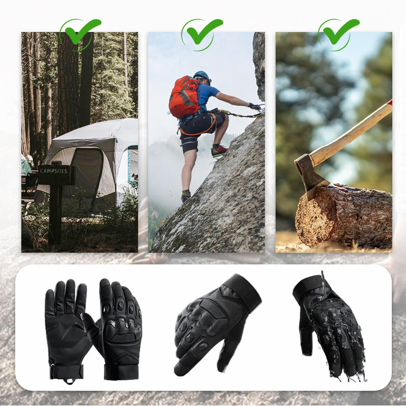 Outdoor gloves with grip function – Secure hold on any surface